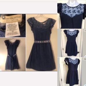 ☀️NavyBlue “Indie Darling” MoonCollection Dress☀️